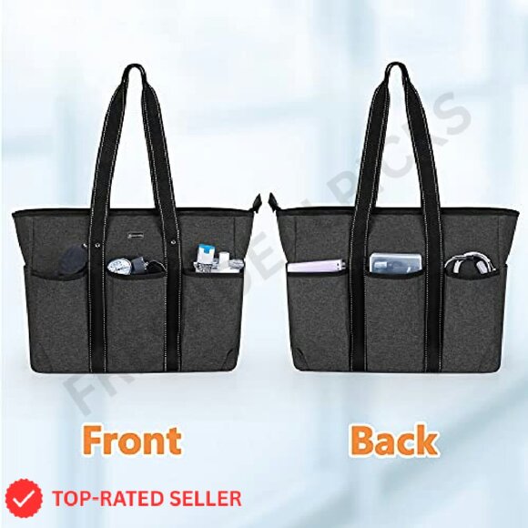 Professional Nurse Tote with Organizer Insert Padded Laptop Sleeve Functional - Picture 5 of 7
